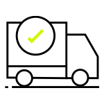 Graphic of van delivering mouthguards