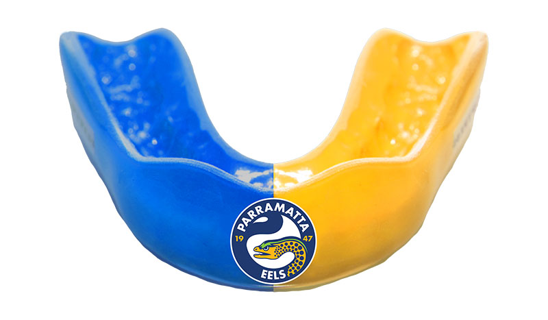 Image of triple-laminated mouthguard