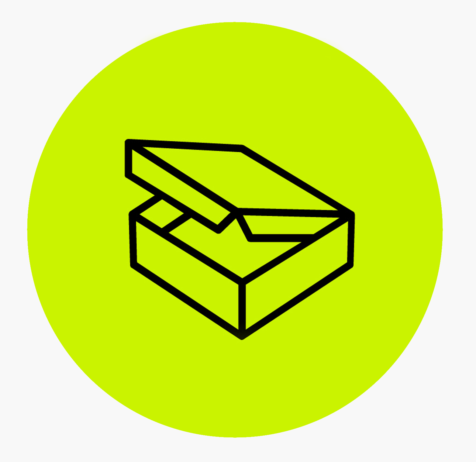 Man smiling and holding a smilogy box